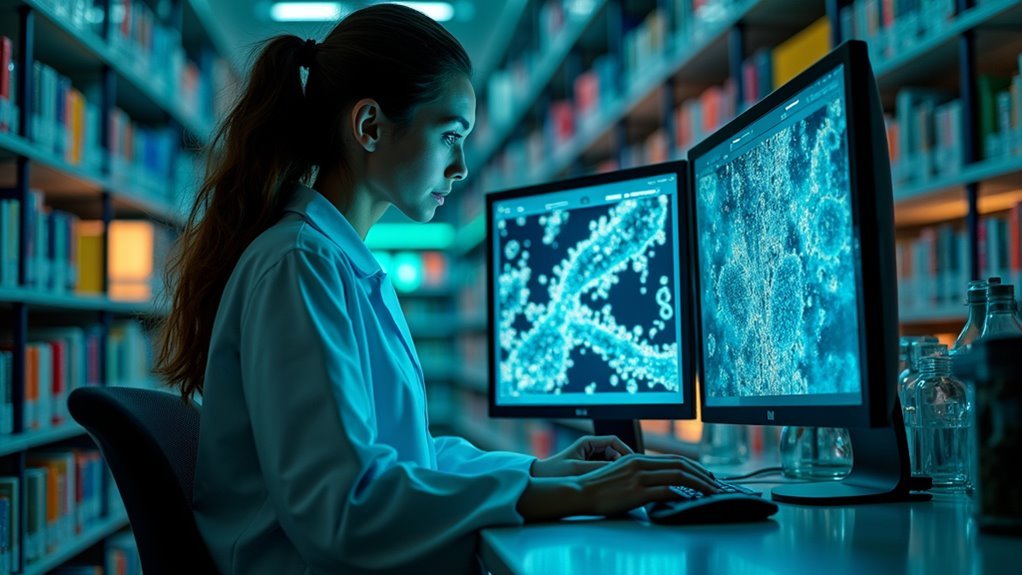 ai librarian analyzes biology papers