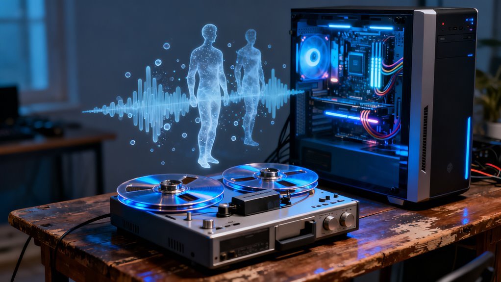 restoring voices from recordings