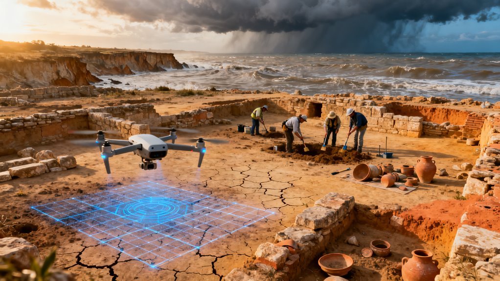 ai guided archaeological site preservation